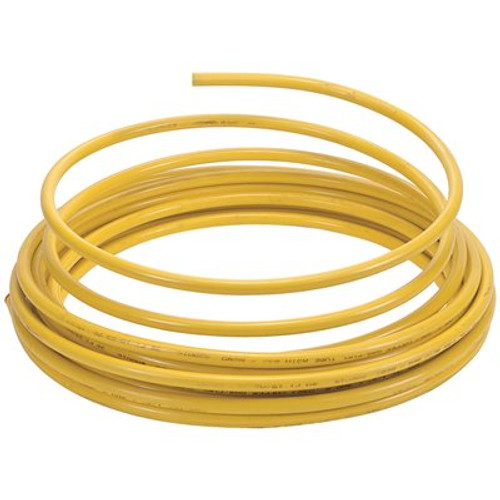 Mueller Streamline 1/2 in. O.D. x 100 ft. Dehydrated Yellow Coated Copper Tubing