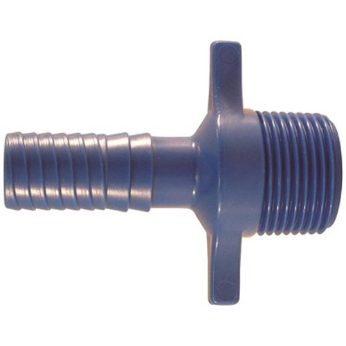 Apollo 1/2 in. Polypropylene Blue Twister Insert x 3/4 in. MPT