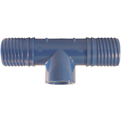 Apollo 1 in. x 1/2 in. Blue Twister Polypropylene Insert x FPT Tee