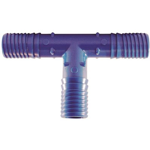 Apollo 3/4 in. Blue Twister Polypropylene Insert Tee