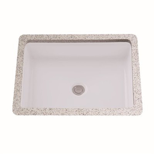 TOTO Atherton 17 in. Rectangular Undermount Bathroom Sink in Cotton White