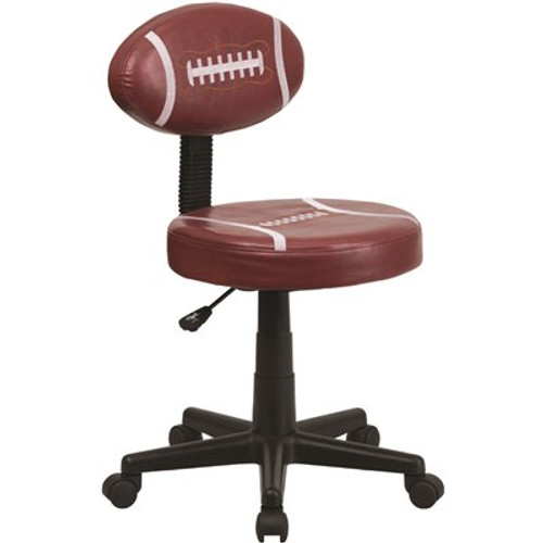 Flash Furniture Football Brown Task Chair Flash Furniture Football Brown Task Chair