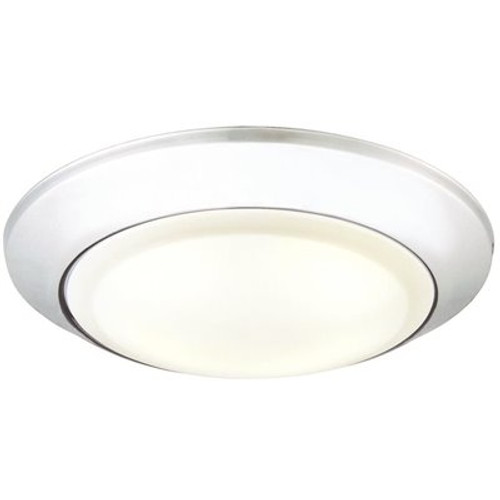 Westinghouse 15-Watt Chrome Indoor/Outdoor Integrated LED Flush Mount