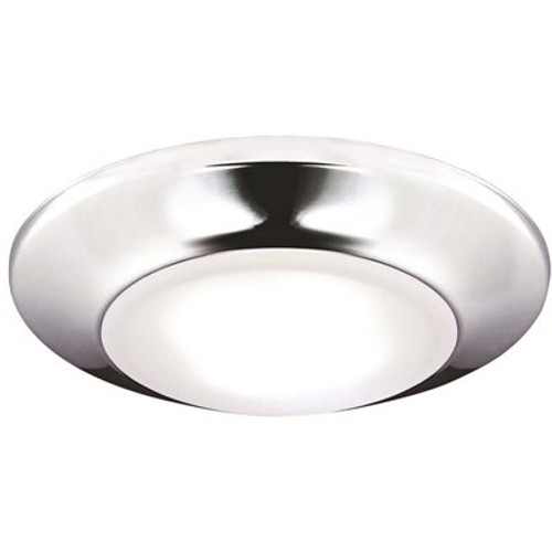 Westinghouse 12-Watt Chrome Indoor/Outdoor Integrated LED Flush Mount