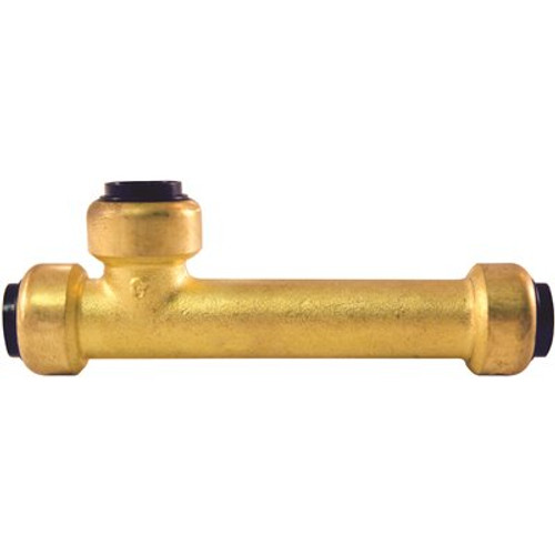 Tectite 1/2 in. Brass Push-To-Connect Slip Tee Fitting