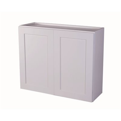 Design House Brookings Plywood Ready to Assemble Shaker 36x30x12 in. 2-Door Wall Kitchen Cabinet in White