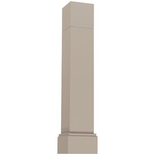 Hampton Bay 5.75x34.5x5.75 in. Decorative Corner Post End Panel in Dove Gray