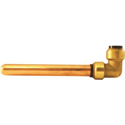 Tectite 1/2 in. Copper 90-Degree Push-to-Connect x 8 in. Stub-Out Elbow
