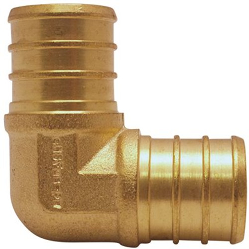 Apollo 3/4 in. Brass PEX-B Barb 90 Elbow (10-Pack) Apollo 3/4 in. Brass PEX-B Barb 90 Elbow (10-Pack)