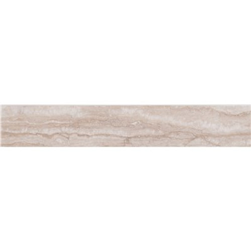 MSI Pietra Bernini Camo Bullnose 3 in. x 18 in. Polished Porcelain Wall Tile (15 lin. ft./case)