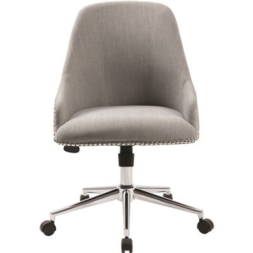 BOSS Office Products Designer Gray Linen Fabric Desk Chair BOSS Office Products Designer Gray Linen Fabric Desk Chair