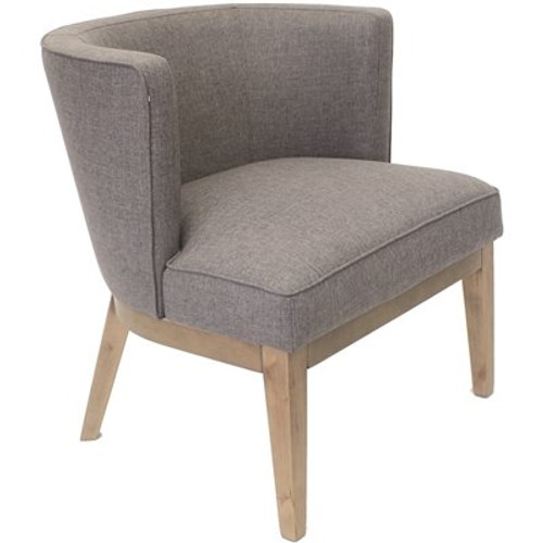 BOSS Office Products Designer Guest Chair Slate Grey Linen Fabric Driftwood Wood frame Comfort Cushions BOSS Office Products Designer Guest Chair Slate Grey Linen Fabric Driftwood Wood frame Comfort Cushions