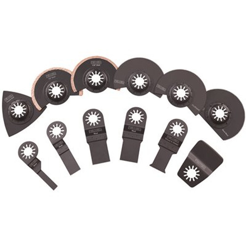 RIDGID 14-Piece Oscillating Multi-Tool Blade Accessory Kit