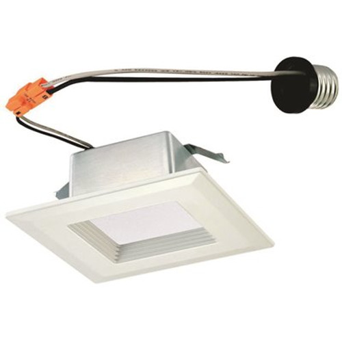 Westinghouse 4 in. Square White Integrated LED Recessed Trim