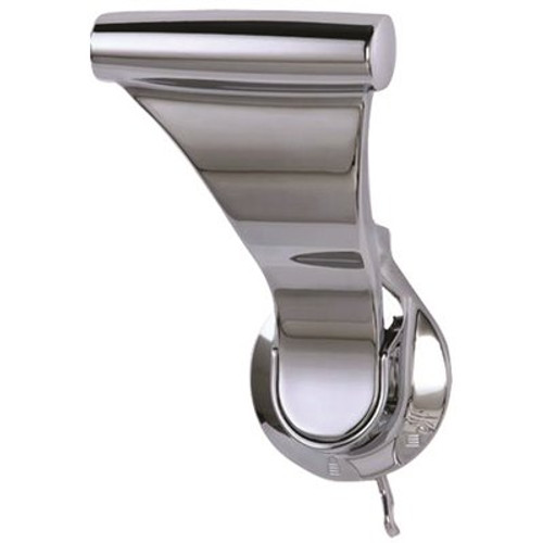 SOSS 1-3/8 in. Bright Chrome Push/Pull Privacy Bed/Bath Latch with 2-3/4 in. Door Lever Backset