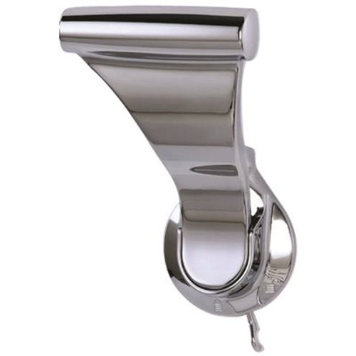 SOSS 1-3/8 in. Bright Chrome Push/Pull Privacy Bed/Bath Latch with 2-3/8 in. Door Lever Backset