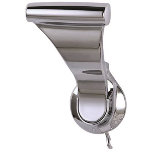 SOSS 2 in. Bright Chrome Push/Pull Privacy Bed/Bath Latch with 2-3/4 in. Door Lever Backset