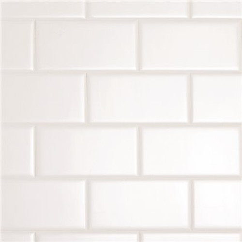 Daltile Restore 3 in. x 6 in. Ceramic Bright White Subway Tile (12.5 sq. ft. / Case) Daltile Restore 3 in. x 6 in. Ceramic Bright White Subway Tile (12.5 sq. ft. / Case)