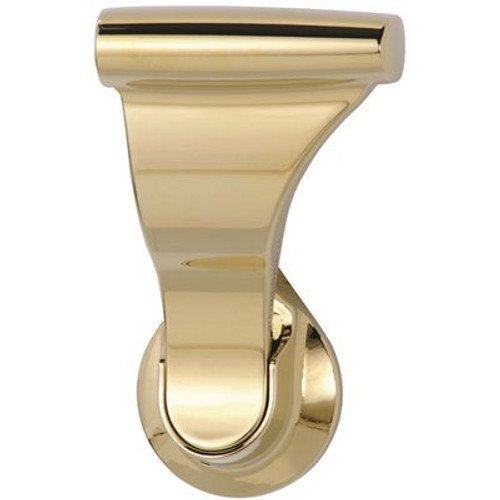 SOSS 1-3/4 in. Bright Brass Dummy Latch Set Door Lever