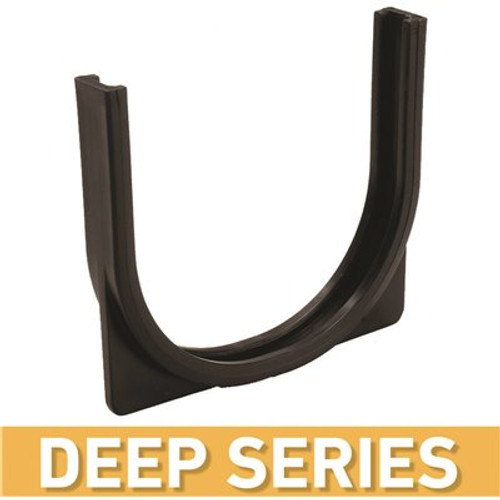 U.S. TRENCH DRAIN Deep Series Black Coupling Convertor for Modular Trench and Channel Drain Systems (Male to Male connector)