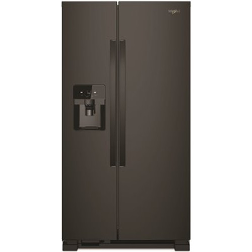 Whirlpool 21.4 cu. ft. Side by Side Refrigerator in Black