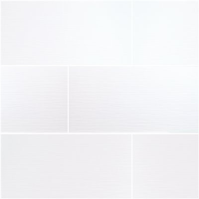 MSI Dymo Stripe White 12 in. x 24 in. Glossy Ceramic Stone Look Wall Tile (16 sq. ft./Case)