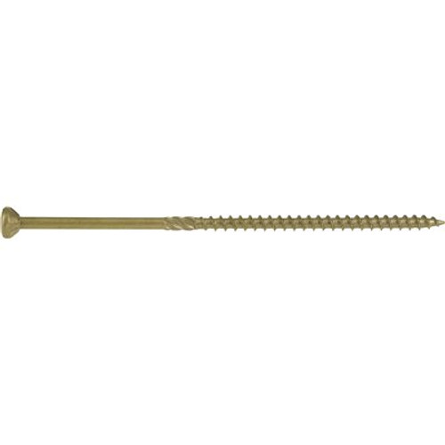 Power Pro #10 x 5 in. Star Flat-Head Exterior Wood Screw (5 lbs.-Pack)