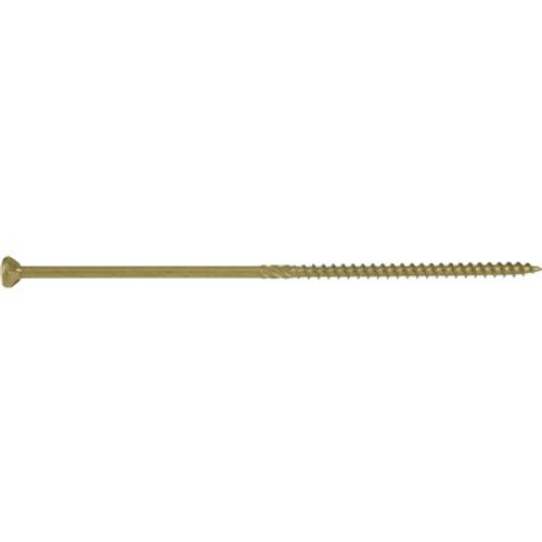Power Pro #10 x 6 in. Star Flat-Head Exterior Wood Screw (5 lbs.-Pack)