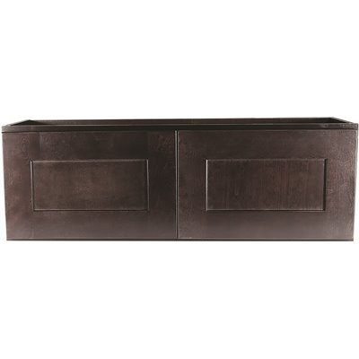 Design House Brookings Plywood Assembled Shaker 36x18x12 in. 2-Door Wall Kitchen Cabinet in Espresso