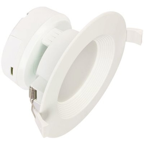 Westinghouse Direct Wire 4 in. 4000K Cool White Integrated LED Recessed Retrofit Smooth Baffle Trim