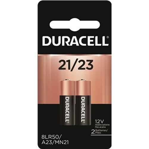 Duracell 21/23 Coppertop Speciality Alkaline Battery (2-Pack)