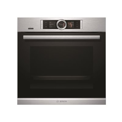 Bosch 500 Series 24 in. Built-In Smart Single Electric Wall Oven with European Convection, Self-Cleaning in Stainless Steel