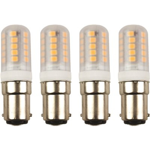 Newhouse Lighting 20-Watt Equivalent T5 with BA15D Base, 120-Volt LED Light Bulb Warm White (4-Pack) Newhouse Lighting 20-Watt Equivalent T5 with BA15D Base, 120-Volt LED Light Bulb Warm White (4-Pack)