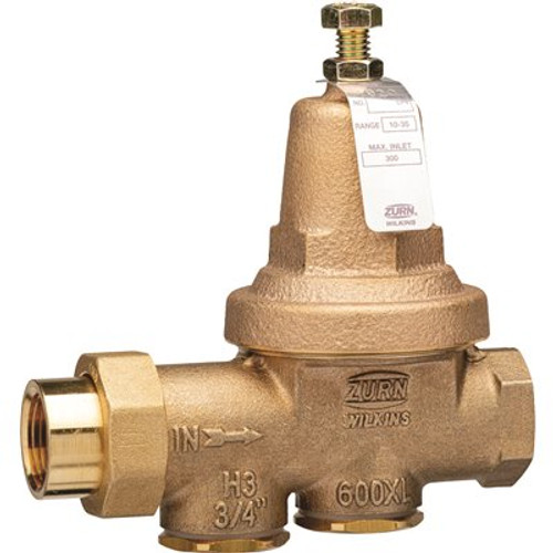 Zurn 3/4 in. Brass Pressure Reducing Valve Zurn 3/4 in. Brass Pressure Reducing Valve