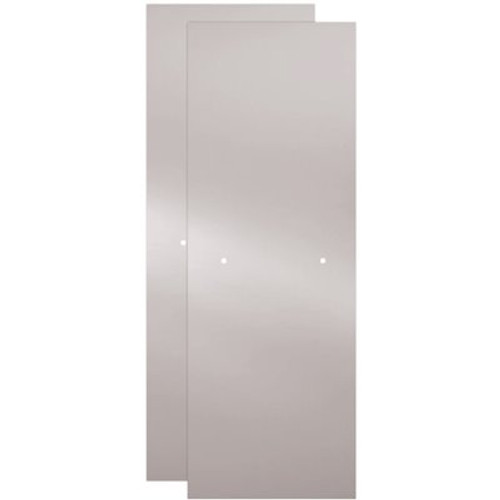 Delta 23-17/32 in. x 67-3/4 in. x 3/8 in. (10 mm) Frameless Sliding Shower Door Glass Panels in Clear (For 44-48 in. Doors)