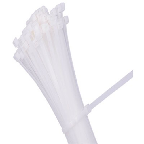 Commercial Electric 8 in. 50 lb. Natural Cable Tie (100-Pack)