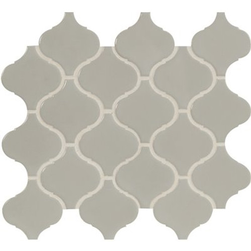 MSI Retro Gray Arabesque 9.84 in. x 10.63 in. Glossy Porcelain Floor and Wall Tile (10.95 sq. ft./Case) MSI Retro Gray Arabesque 9.84 in. x 10.63 in. Glossy Porcelain Floor and Wall Tile (10.95 sq. ft./Case)