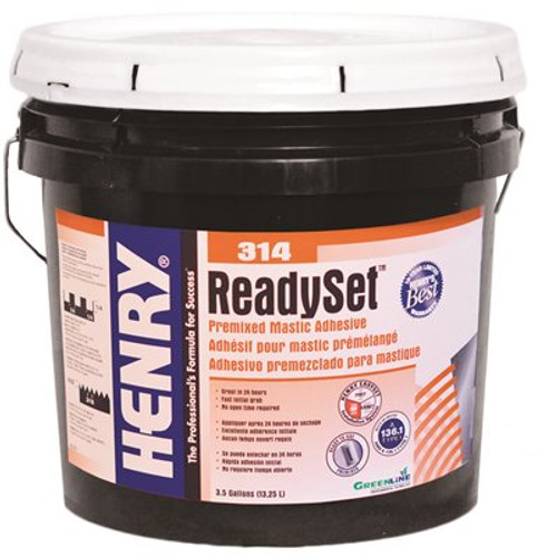Henry 314 Ready Set 3.5 Gal. Premixed Mastic Adhesive