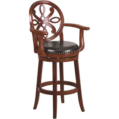 Flash Furniture 30.5 in. Cherry Bar Stool