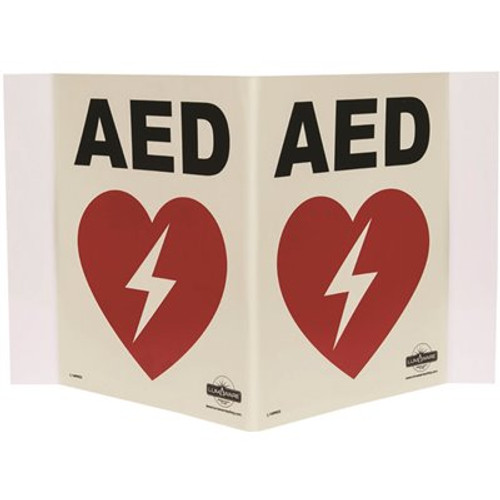 LumAware Illuminating AED Panoramic Sign