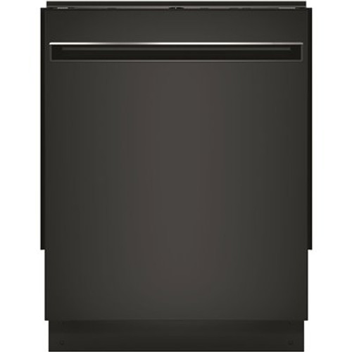 GE 24 in. Built-In Black Top Control ADA Dishwasher with Stainless Steel Tub and 51 dBA