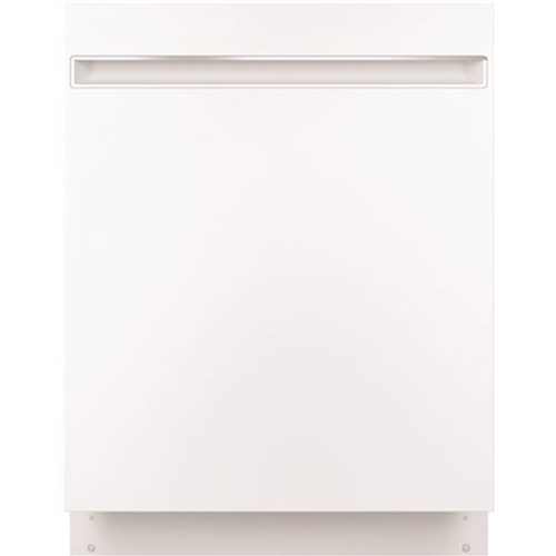 GE 24 in. Built-In White Top Control ADA Dishwasher with Stainless Steel Tub and 51 dBA