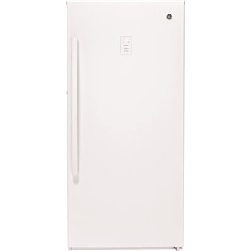 GE Garage Ready 14.1 cu. ft. Frost Free Upright Freezer in White