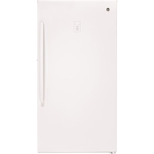 GE Garage Ready 17.3 cu. ft. Frost Free Upright Freezer in White