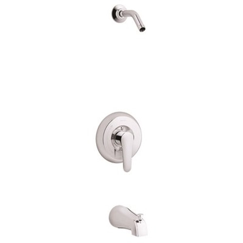 KOHLER 1-Handle Rite-Temp Bath and Shower Valve Trim Kit Less Showerhead in Polished Chrome (Valve Not Included)