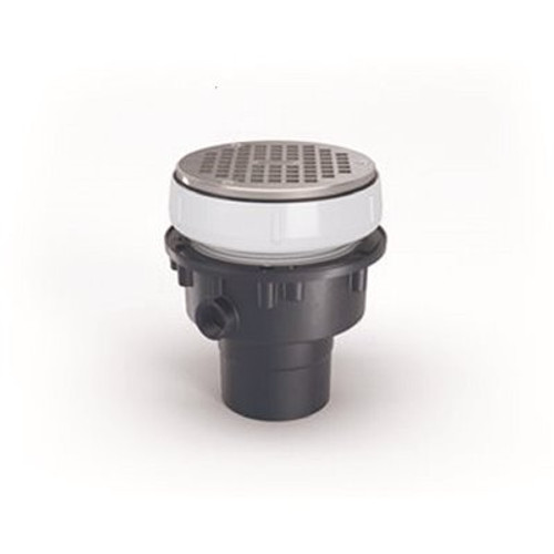 Zurn 6 in. Round Slab on Grade Features Stainless Steel Strainer and Abs Body Floor Drain