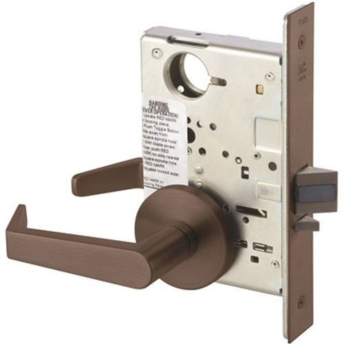 Yale Grade 1 Dark Satin Bronze Rose Only Storeroom Mortise Handleset Yale Grade 1 Dark Satin Bronze Rose Only Storeroom Mortise Handleset