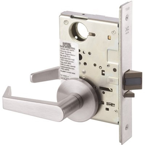 Yale Rose Satin Chrome Mortise Augusta Lever Storeroom Handleset Yale Rose Satin Chrome Mortise Augusta Lever Storeroom Handleset