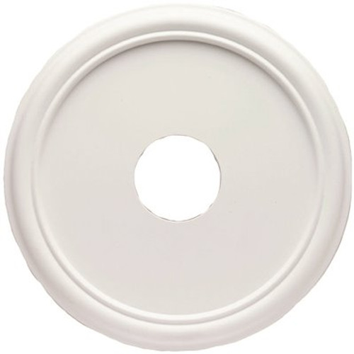 Hampton Bay 16 in. White Smooth Ceiling Medallion
