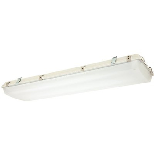 Hubbell Lighting Vaportite 4.3 ft. 250-Watt Equivalent Integrated LED White High Bay Light with Frosted Acrylic Lens